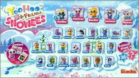 YooHoo & Friends Snowees - 26 Figurines + sa carte - Simba