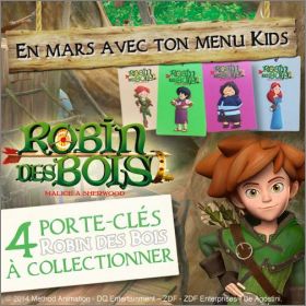 Robin des Bois - 4 Porte-cl�s - Buffalo Grill - Mars 2015