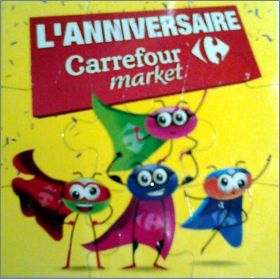 L'Anniversaire Carrefour Market - Magnet puzzle - 2015
