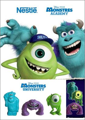 Monstres academy (Monsters University) - Figurines - Nestl