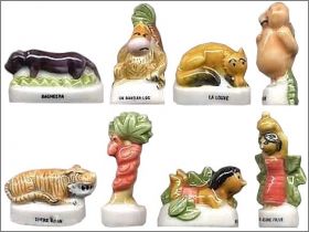 Le livre de la jungle - 8 F�ves brillantes - Nordia 1998