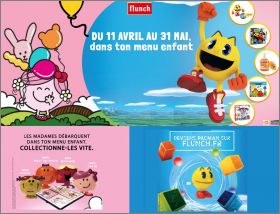 Monsieur Madame Pac-Man - Figurines - Tampons - Flunch 2015