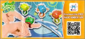 Lanceur d'eau  - Fingers Games - Kinder Joy - FF552 � FF555