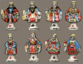 Figures Royales  - 8 F�ves Brillantes - Prime - 1998