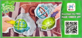 Bilboquets - Fingers Games - Kinder Joy - FF547A, FF547B