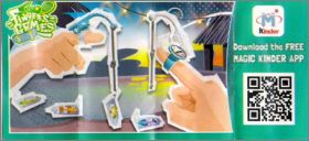 Cannes � p�che - Fingers Games - Kinder Joy - FF549A, FF549B