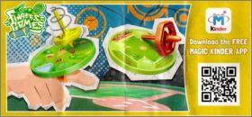 Toupies - Fingers Games - Kinder Joy - FF550A, FF550B