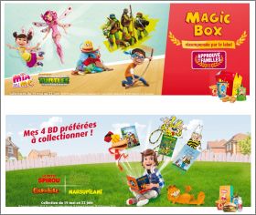 Mia and Me Turtles Tortue Ninja - Magic Box - Menu Top Quick