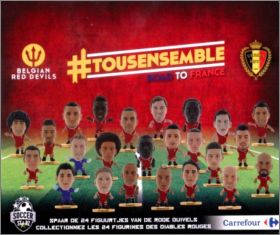 TOUSENSEMBLE Road to France 24 figurines Carrefour Belgique