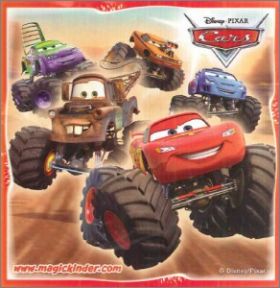 Cars Disney Pixar - Maxi Kinder - FF-3-6 FF-3-10 P�ques 2015