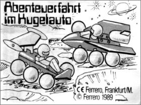Abenteuerfahrt im Kugelauto Kinder  Allemagne 1989