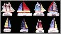 Les voiliers - AL 2000 - 8 F�ves brillantes -  Alcara - 2000