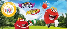 Nerf Rebelle et Nerf- Happy Meal - Mc Donald  2015  Belgique