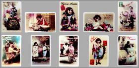 Cartes de v�ux - 10 F�ves Brillantes - Prime - 2014