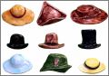 Les chapeaux - 9 Fves Brillantes - Moulin  Huile 1999