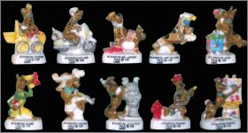 Les m�tiers de Scooby Doo (Scoubidou) - 10 F�ves brillantes