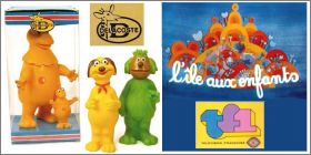 Casimir - L'le aux enfants - 7 figurines Delacoste - 1977