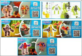 Infinimix Planet  Jungle - Robots - Kinder FS203 � FS207