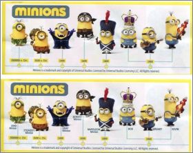 Minions - Kinder  surprise -  FF290 � FF297 - 2015