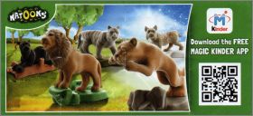 F�lins (Velours) - Kinder Natoons - FS019 � FS023 2015