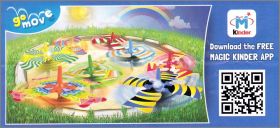 Toupies - kinder Gomove - FF140N, FF140P, FF140Q, FF140R