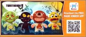Twistheads Spooky Species 2 Kinder TR200A, 208A, 209A, 210A