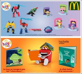 Transformers/Littlest Petshop - Happy Meal Mc Donald - 2015