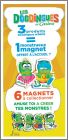 Les Doodingues de Casino - 6 Magnets � collectionner - 2015