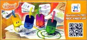 Blocs notes - Kinder  Mixart -  FS157A-B-C-D - 2015