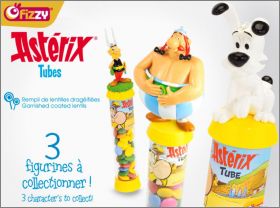 Ast�rix Tubes - 4 figurines � collectionner ! - Fizzy - 2013