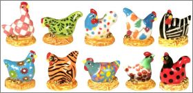 Poules aux �ufs d'or - 10 F�ves Brillantes -  2012