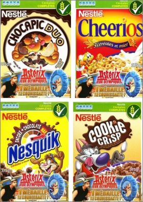 Ast�rix aux jeux olympiques M�dailles C�r�ales Nestl� - 2007