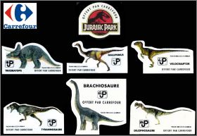 Jurassic Park - 7 Magnets - Carrefour - 1992