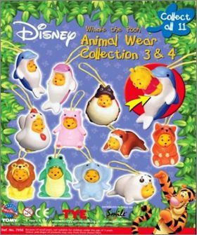 Winnie the pooh  Animal wear �dition Sp�ciale Tomy Gacha Box
