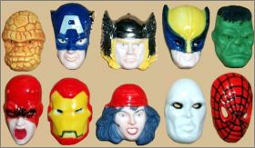 Masques Marvel - 10 F�ves brillantes - Prime - 2011