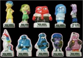 Vice-Versa Disney Pixar - 10 F�ves Brillantes Super U - 2016