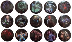 Pions Marvel - Jetons noirs - 15 F�ves brillantes Prime 2010