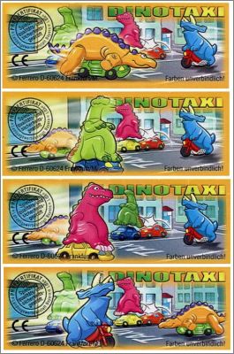 Dinotaxi - Kinder Surprise - 705 288 � 705 299  - Allemagne