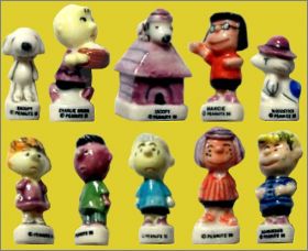 Snoopy  et les peanuts - 10 F�ves Brillantes - 1996