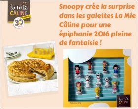 Snoopy et les Peanuts 10 F�ves brillantes La Mie C�line 2016