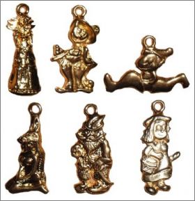 Les Contes de Perrault - 6 F�ves m�tal - Alcara - 1994