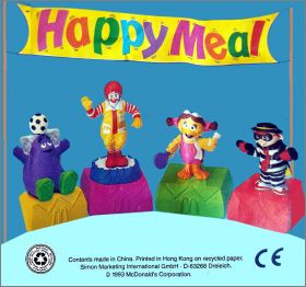 Sports avec des personnages de Mc Donald - Happy Meal - 1993
