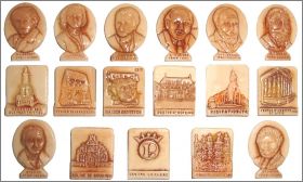 Monuments et personnalit�s  17 F�ves Brillantes Leclerc 1996