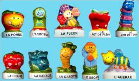 Dr�le de jardin - 10 F�ves brillantes avec marquage - 2013