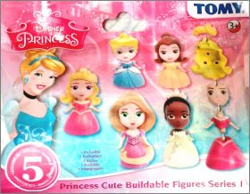 Disney princess Cute Buildable figures s�ries 1 - Tomy  2015