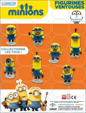 Les minions - Figurines Ventouse - Eurogift - 2015