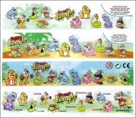 Crazy Jungle - 10 figurines - Mon d�sir - 2004 � 2020