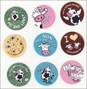 Les 2 Vaches - 9 Magnets - Danone 2012