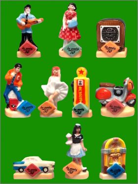 Les ann�es 50 - 10 F�ves brillantes - Arguydal  - 2011