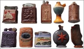 Les briquets de collection - 10 f�ves brillantes - 2005